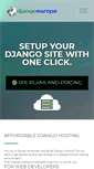 Mobile Screenshot of djangoeurope.com